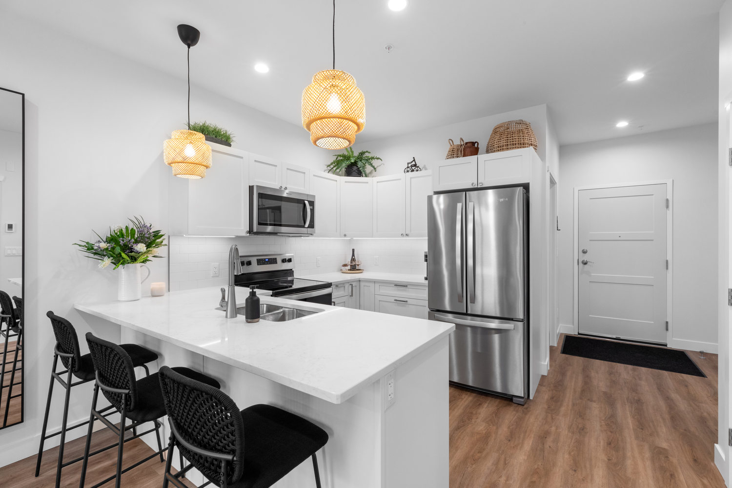 Modern Kitchen with Stainless Appliances