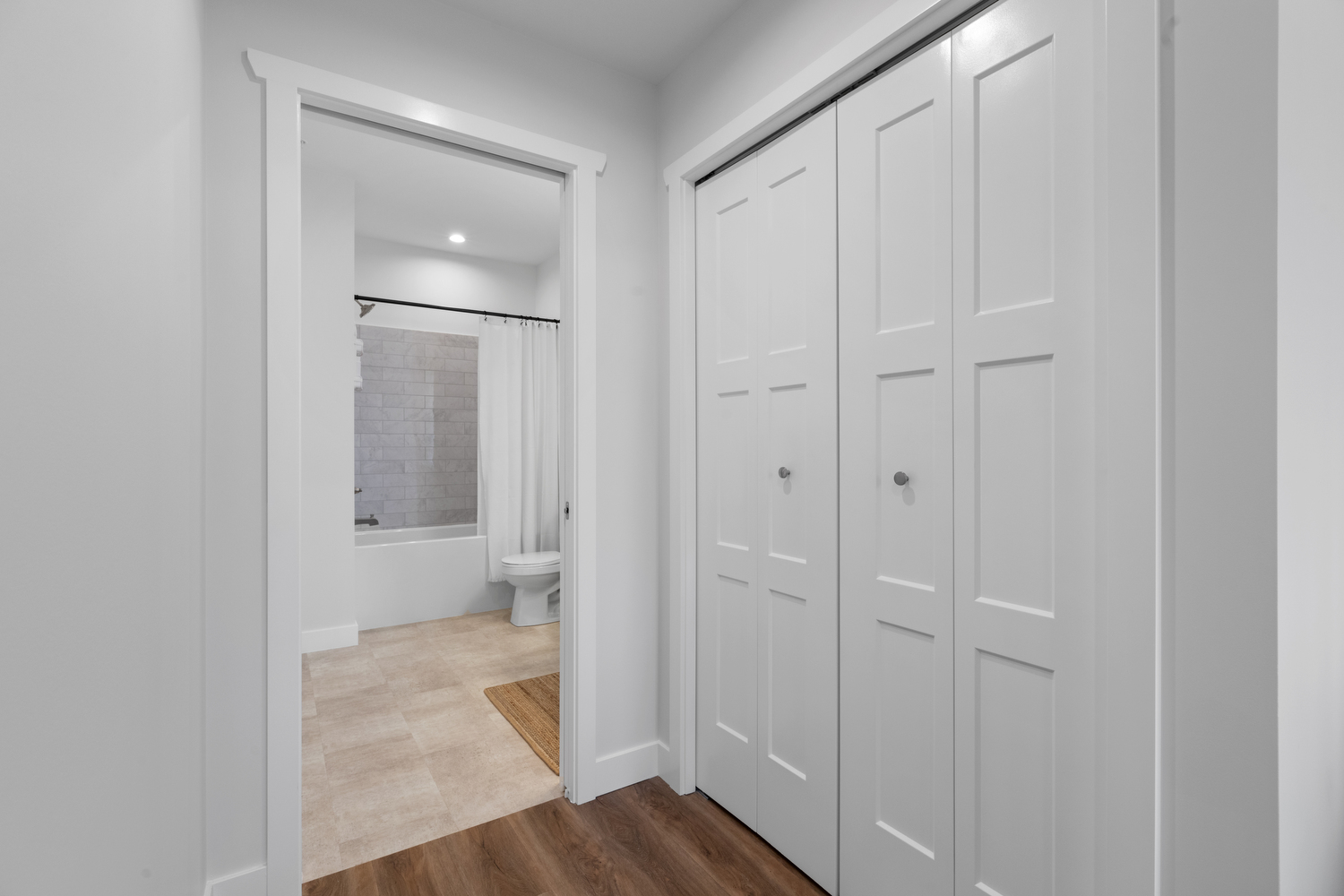 Suite Hallway and Storage Closets